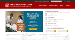 Desktop Screenshot of fivebranches.edu